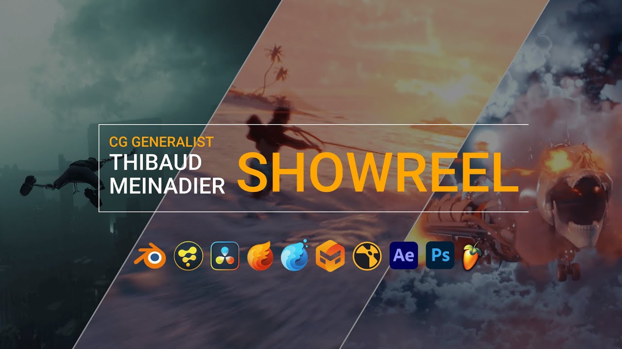 3D Generalist Showreel 2025 - Thibaud Meinadier