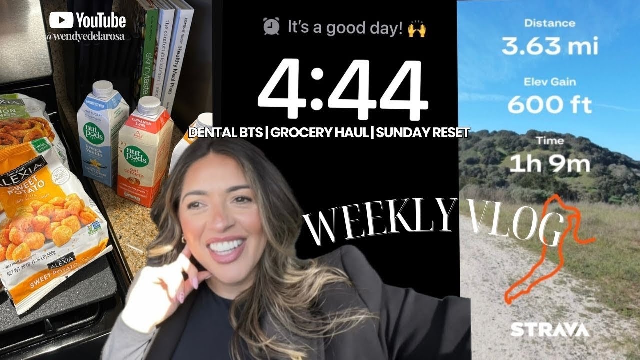 Productive Week as a Dental Professional Meetings, Meal Prep, Routines, Workouts, Vlogging🦷🎥🥾