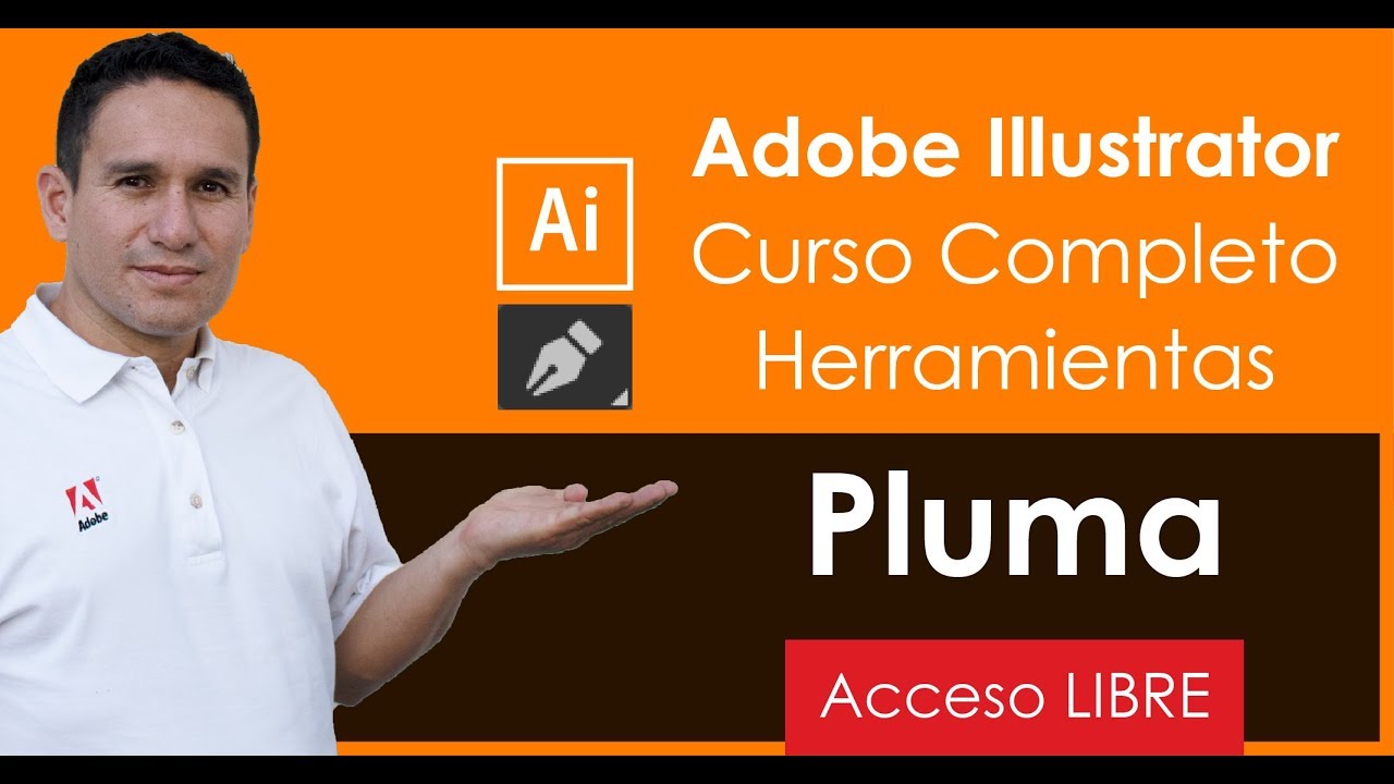 ✅✅✅Curso Completo Adobe Illustrator Herramientas Herramienta Pluma