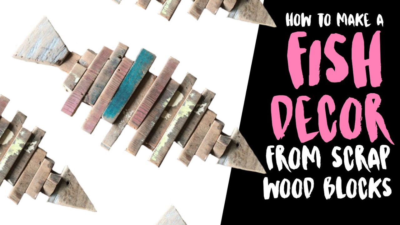DIY Wooden Fish Decor | Scrap Wood Project Ideas