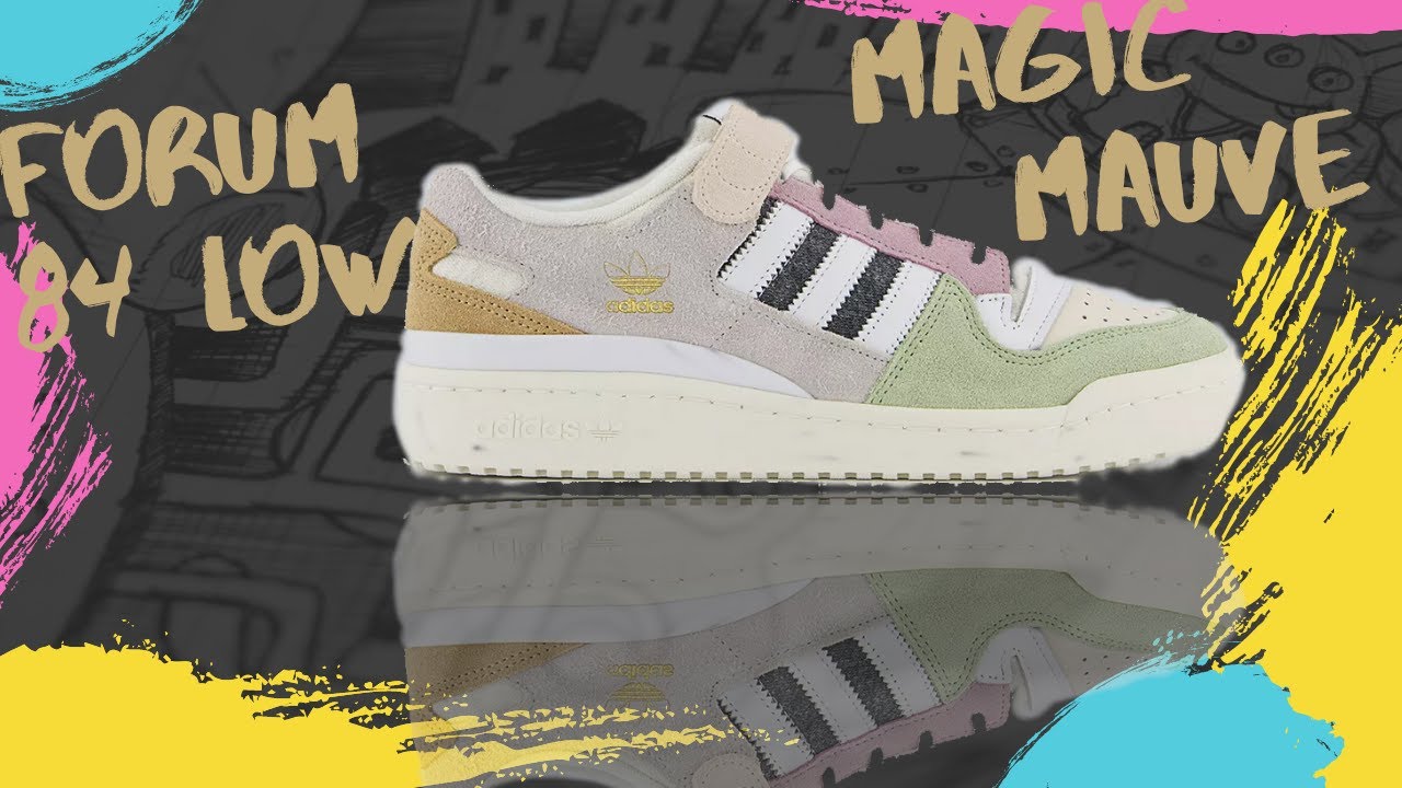 DON'T GET CAUGHT NAPPING on these Sneakers - Adidas Forum 84 Low in MAGIC MAUVE Colourway.