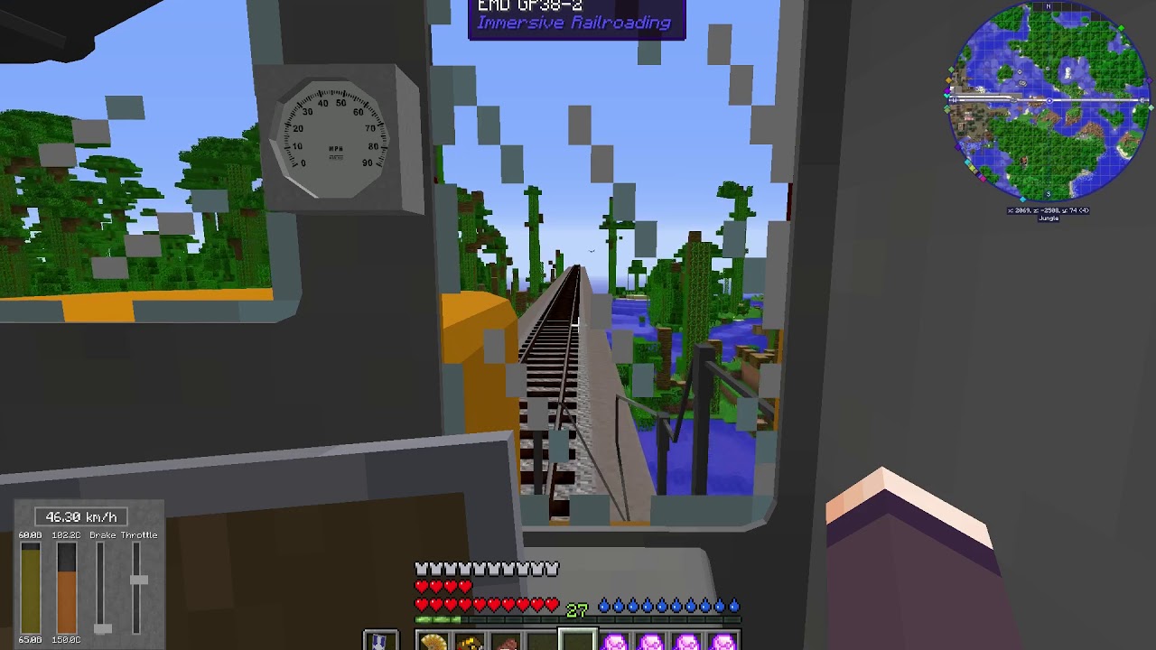 Immersive Railroading fully loaded cargo train pov