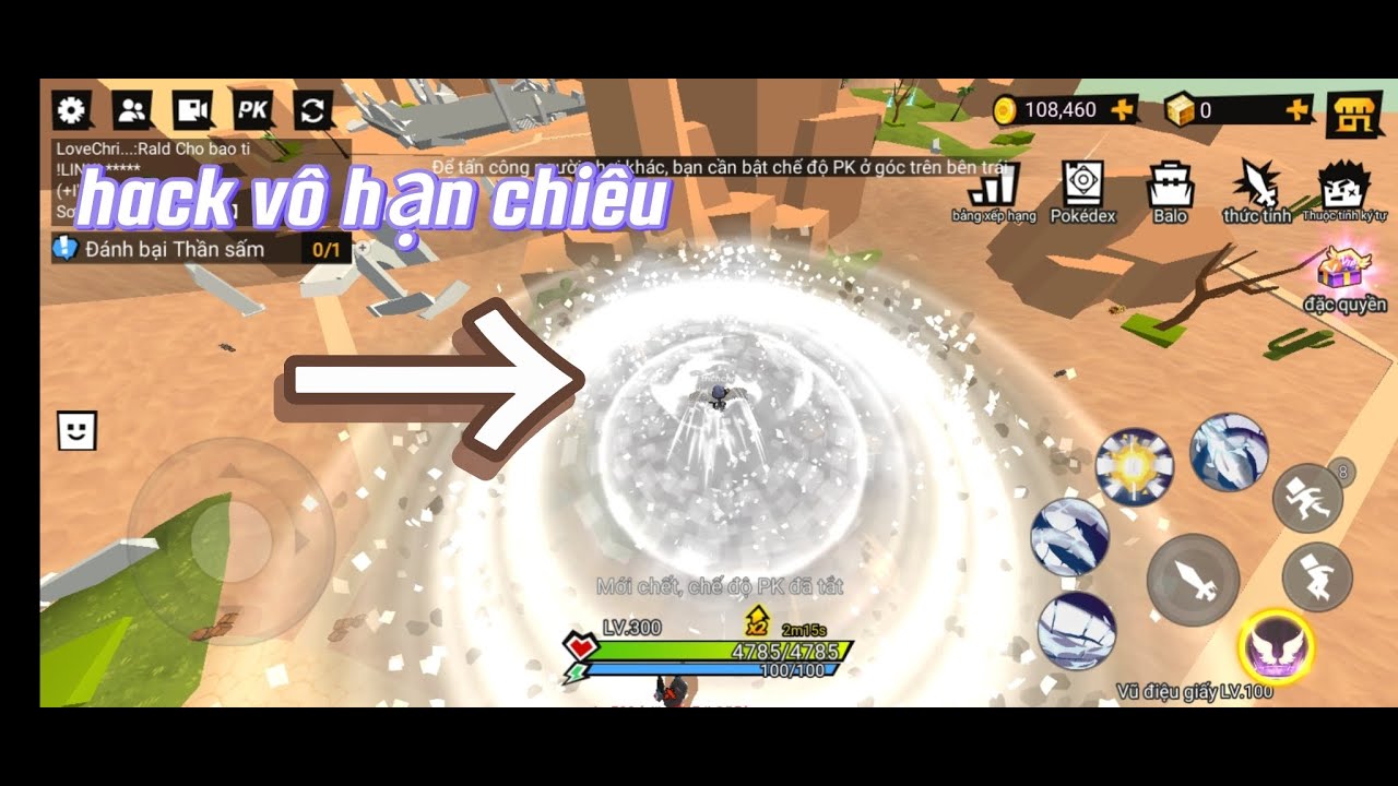 Hướng dẫn hack cuộc chiến anime vô hạn chiêu