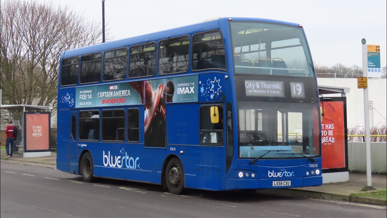 Trashy | Bluestar Optare Olympus DOE28 (LX58 CXU) | Route 19