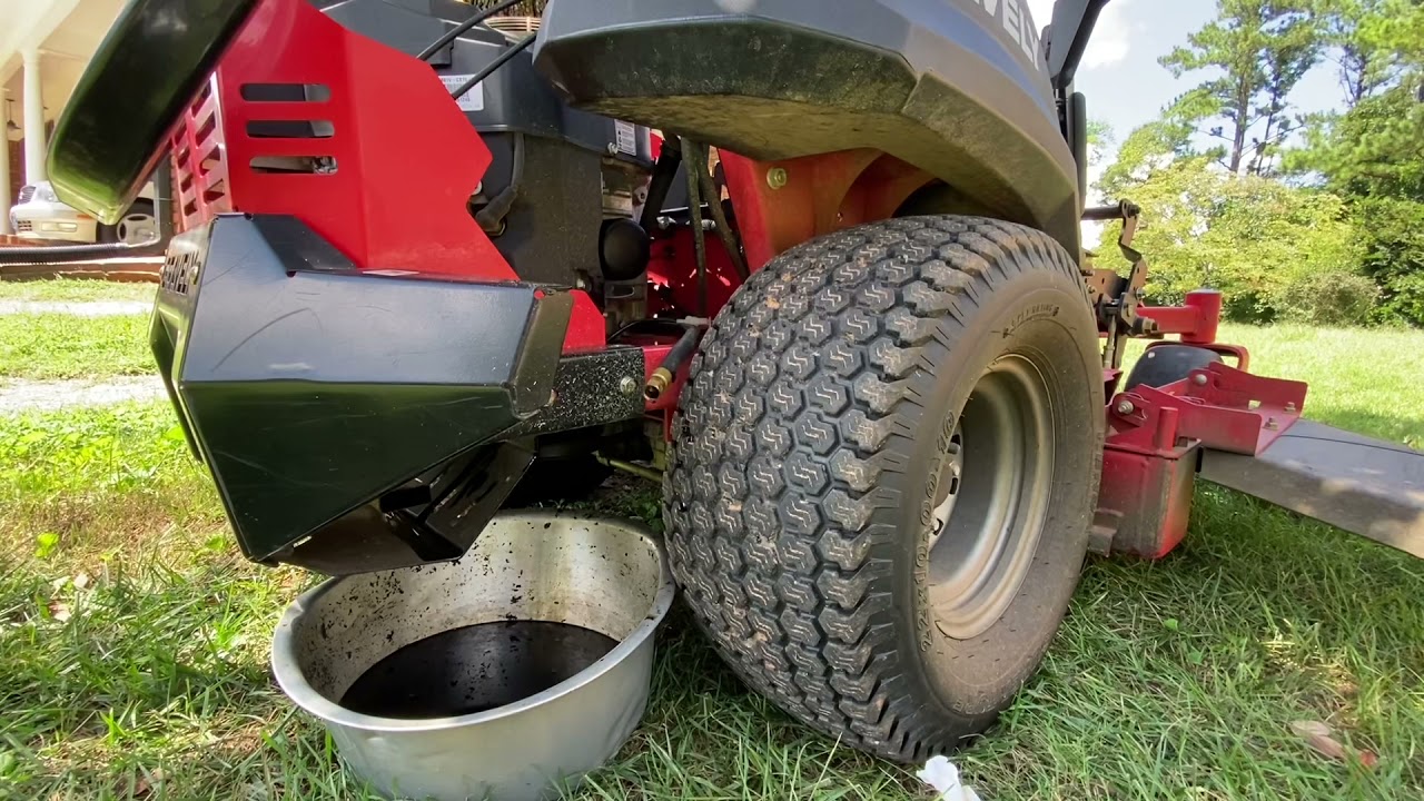 How To Change Oil & Filter On A 2017 Gravely 48