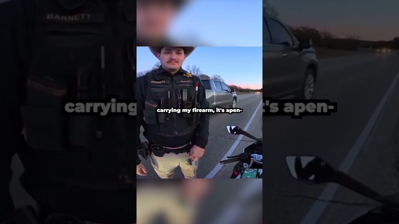 Funny cop catches bikers who forgot to flip their plates down 😅 @KruffyMoto