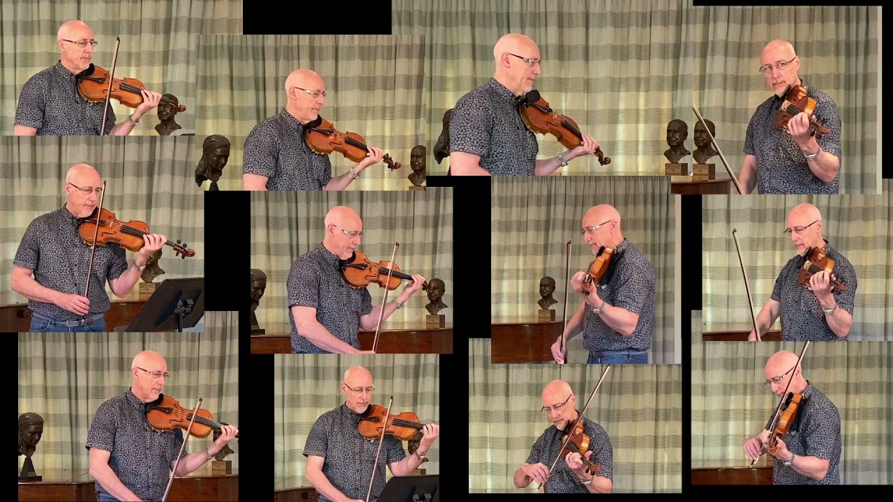 Elgar Serenade for Strings. 3rd Movement. My arrangement for Violins