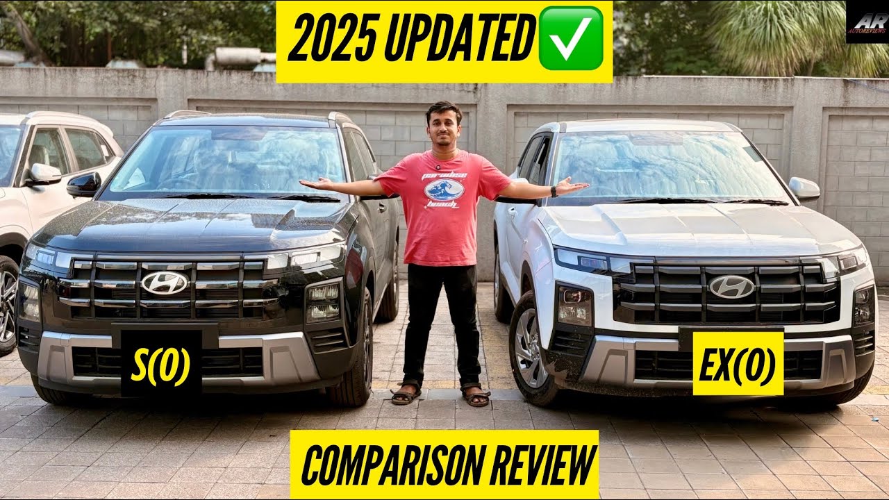 Обновлено в 2025 году ✅ Hyundai Creta — EX(O) против S(O) — Сравнительный обзор — Какой из них лу...
