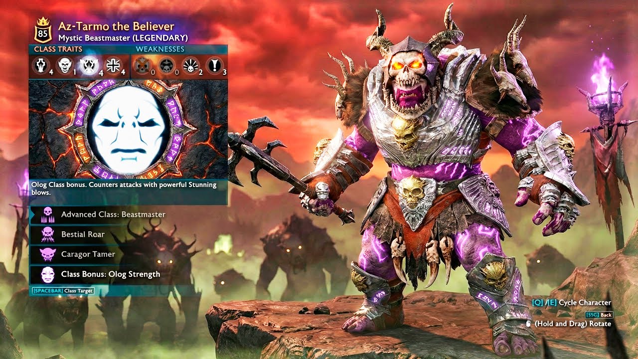 I created THIS MONSTER in Shadow of War! 💛
