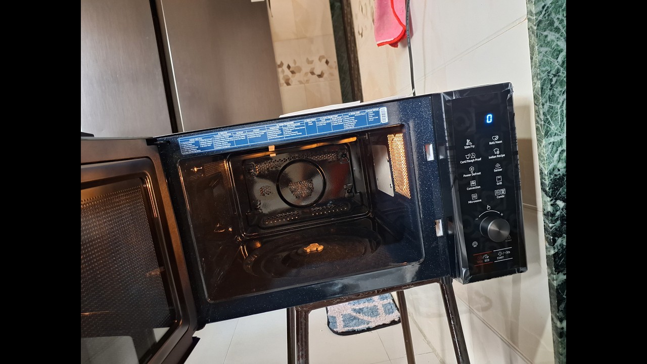 How to use the Samsung microwave oven demo. Live