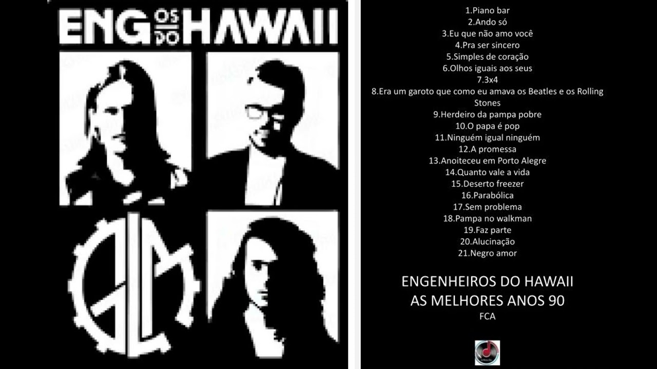 ENGENHEIROS DO HAWAII   AS MELHORES ANOS 90