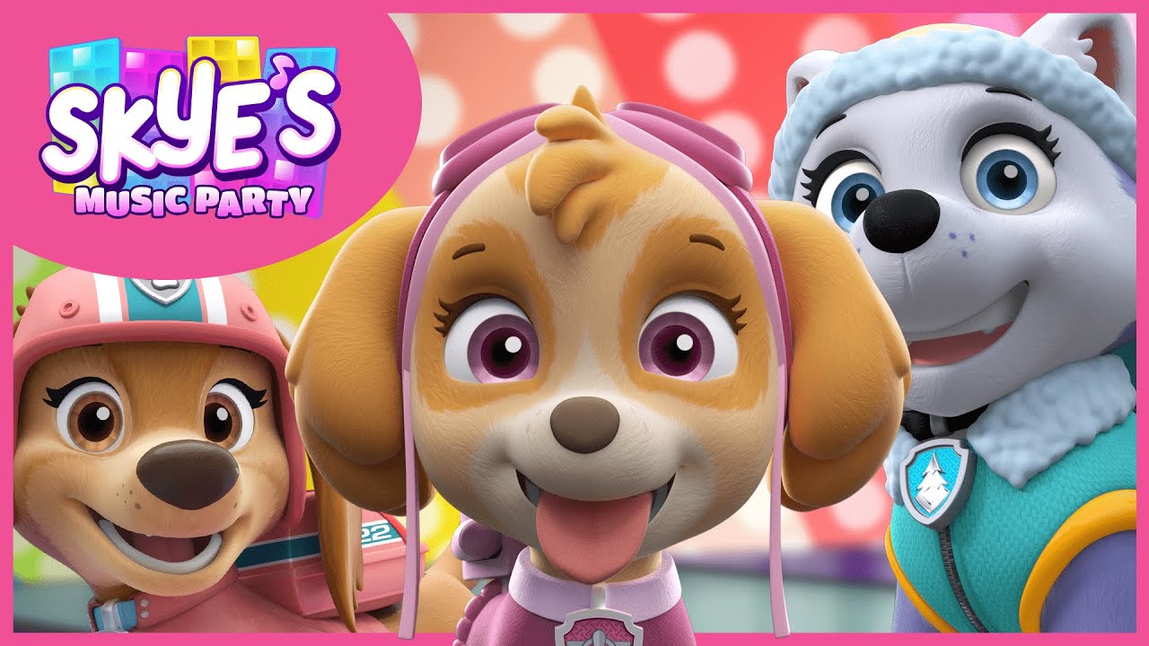 Girl Power (Pups to The Rescue) - Skye's Music Party - PAW Patrol Music Cartoons for Kids