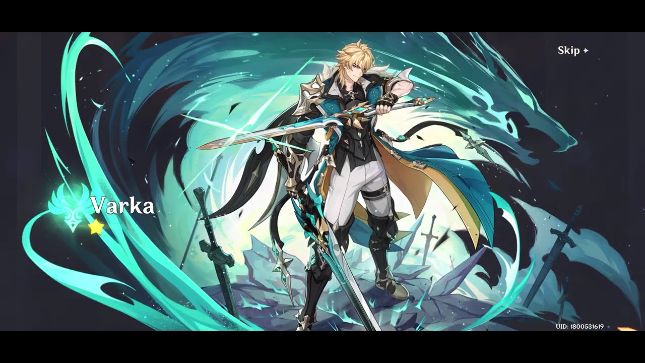 My first pull on Genshin Impact (not my account)
