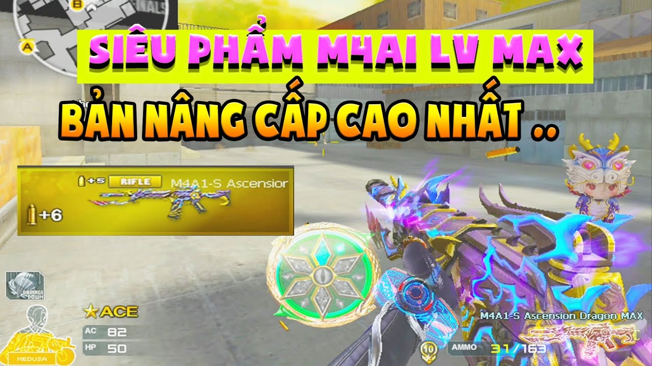 ► Bình luận Đột Kích - Siêu phẩm M4A1 S Ascension Dragon - Bản nâng cấp LV max