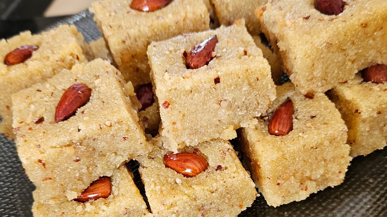 طريقة تحضير هريسة حلوة🍯☕️🇹🇳،هريسة حلوة،هرسة،قلب اللوز،بسبوسة
