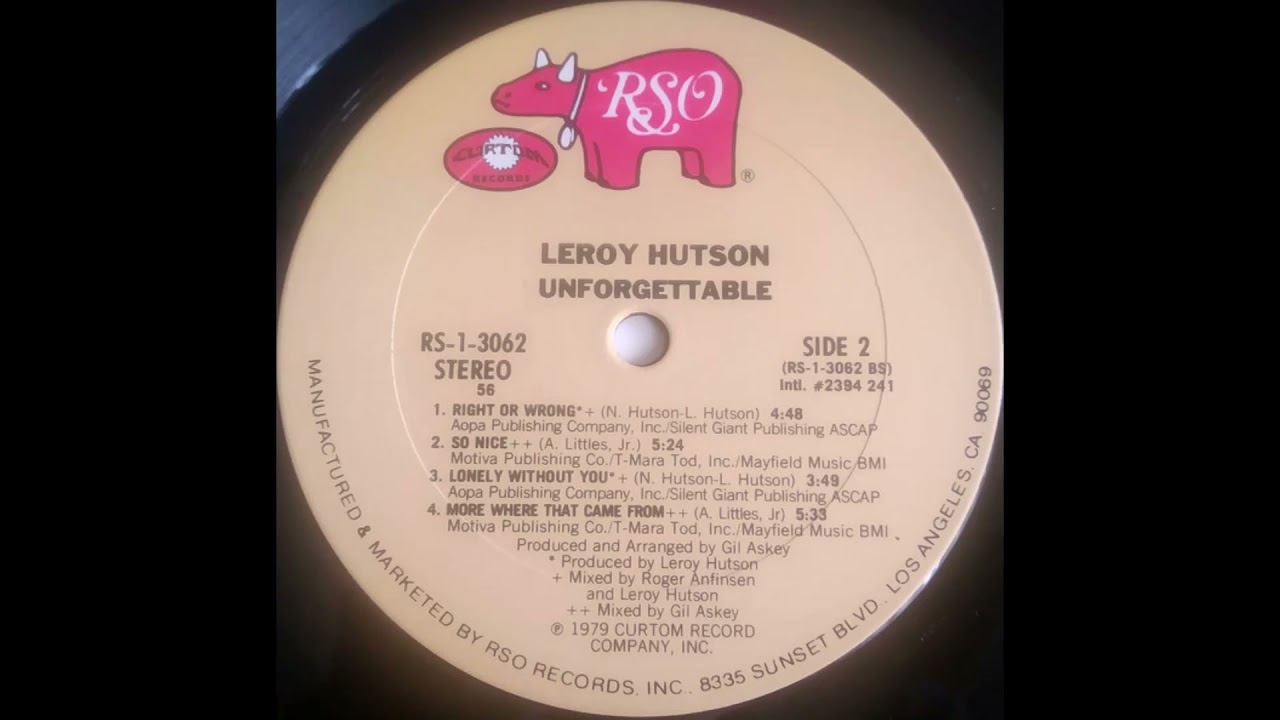 LEROY HUTSON - So nice