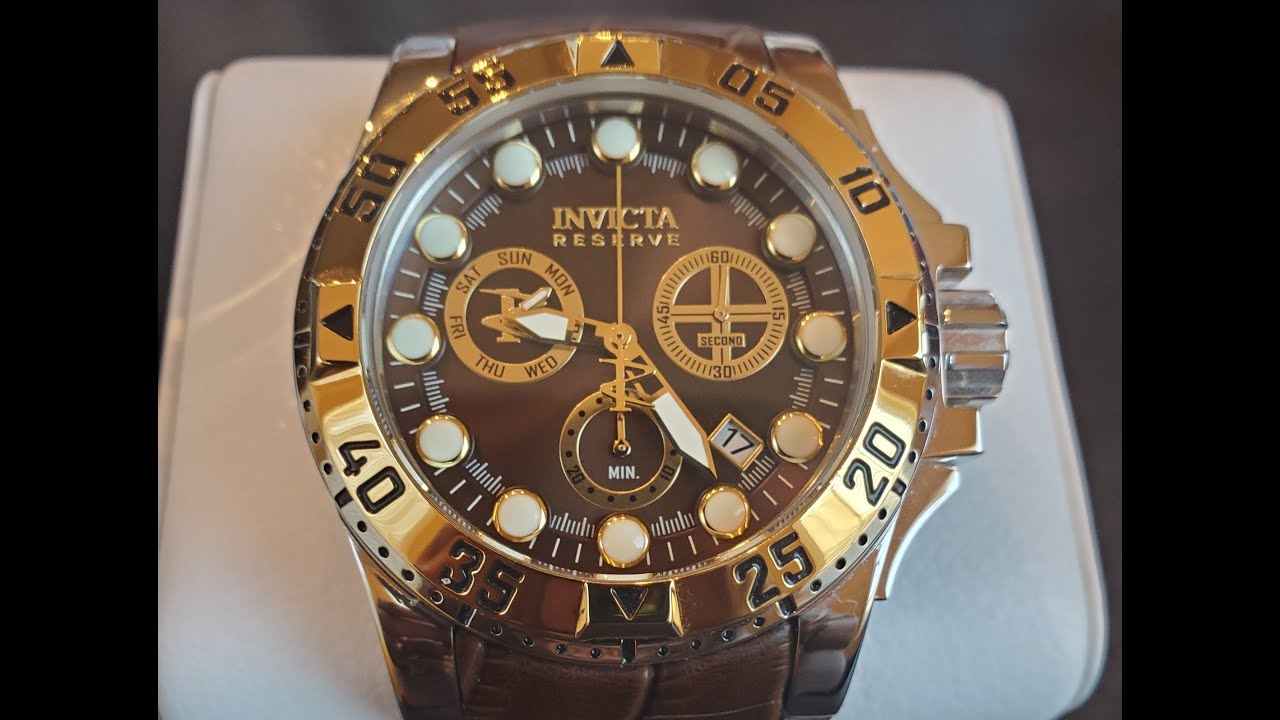 Invicta Reserve Excursion Elegant  Model No  27652 Full Review!