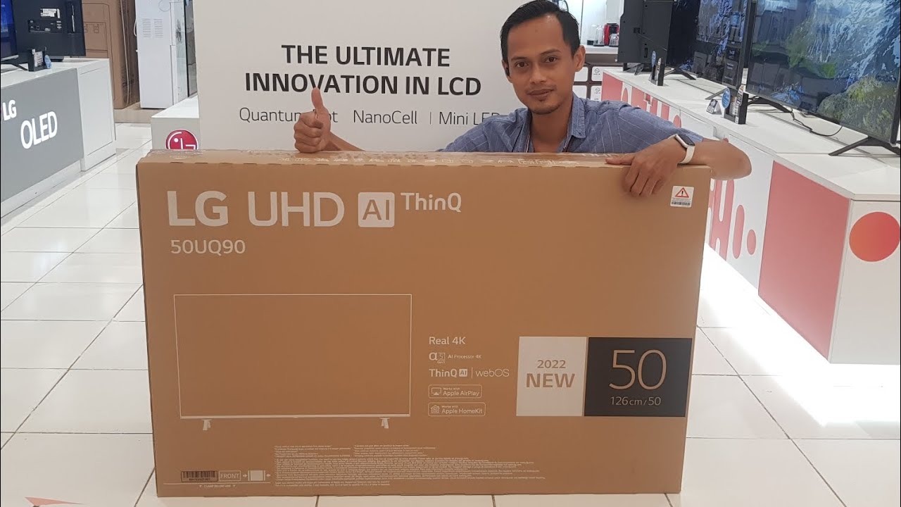UNBOXING LG UHD 50UQ90 SMART TV