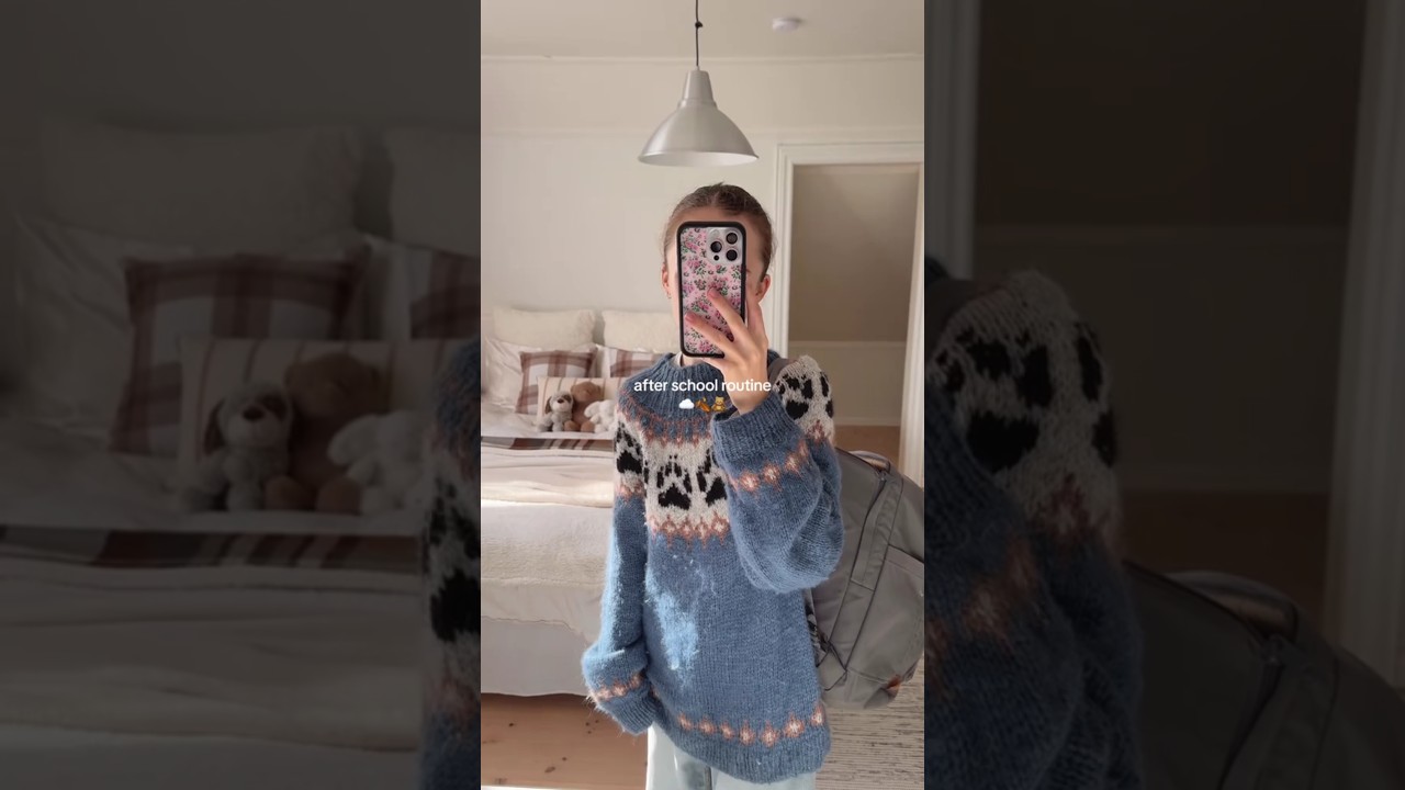 🔥🍓Realistic After School Routine for Busy Teens 😌🍎🎀 | Snacks, Study Vibes & Cozy Wind-Down💅✨