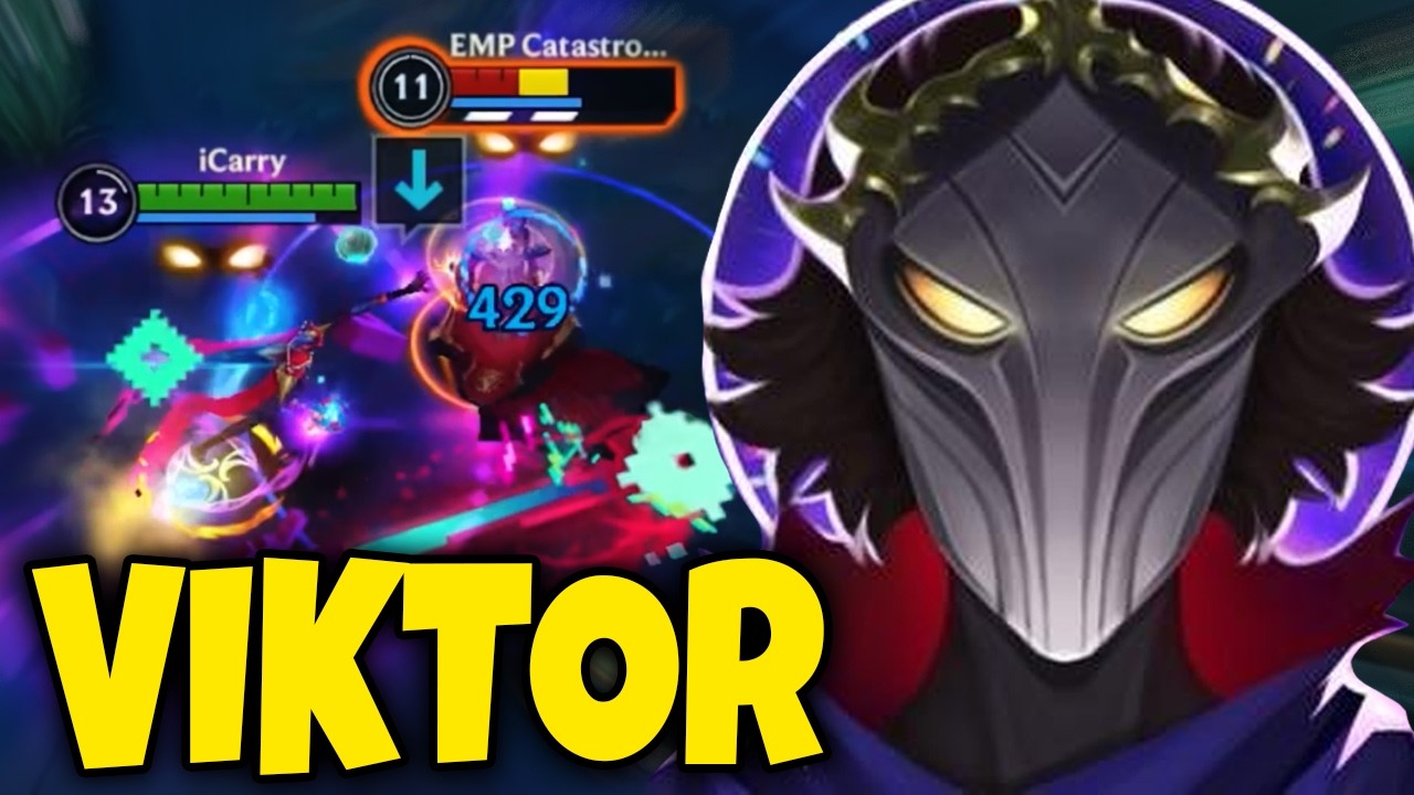 Wild Rift Viktor Mid Lane Gameplay in Season 21 (Build & Runes)