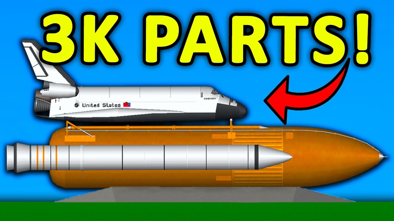 3000 ЧЕРТЕЖЕЙ ДЕТАЛЕЙ в SFS! — Spaceflight Simulator