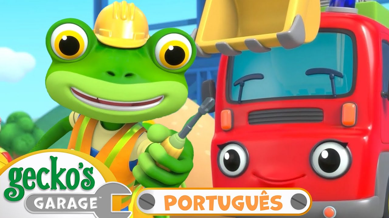 Treinamento dos Bombeiros! 🔥 Escola de Resgate com Gecko | Gecko Português Brasil