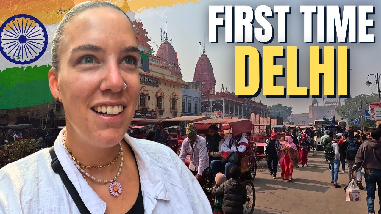 Our FIRST DAY in INDIA SHOCKED US! 🇮🇳 (First impressions of DELHI)