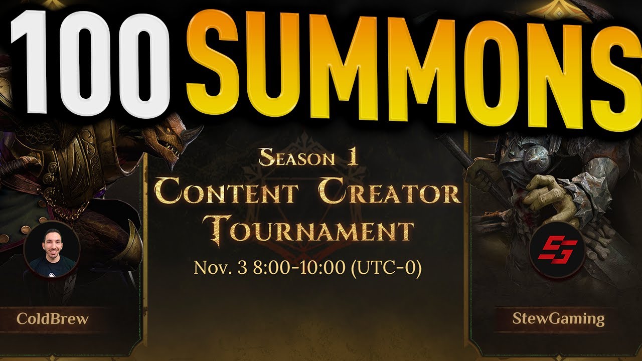 100 HELIOLITE SUMMONS FOR CC TOURNAMENT VS STEWGAMING | Dragonheir Silent Gods