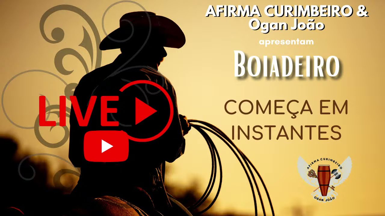 AFIRMA CURIMBEIRO! Live Especial: Boiadeiro
