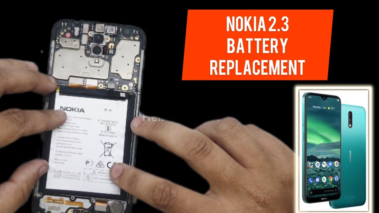 Nokia 2.3 battery replacement | how to change Nokia 2.3 battery #battery #nokia #repair 