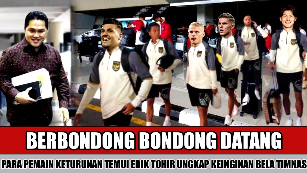 BERKAT PELATIH BARU~PARA PEMAIN KATURUNAN DATANG KE INDONESIA UNGKAP KEINGINAN JALANI NATURALISASI