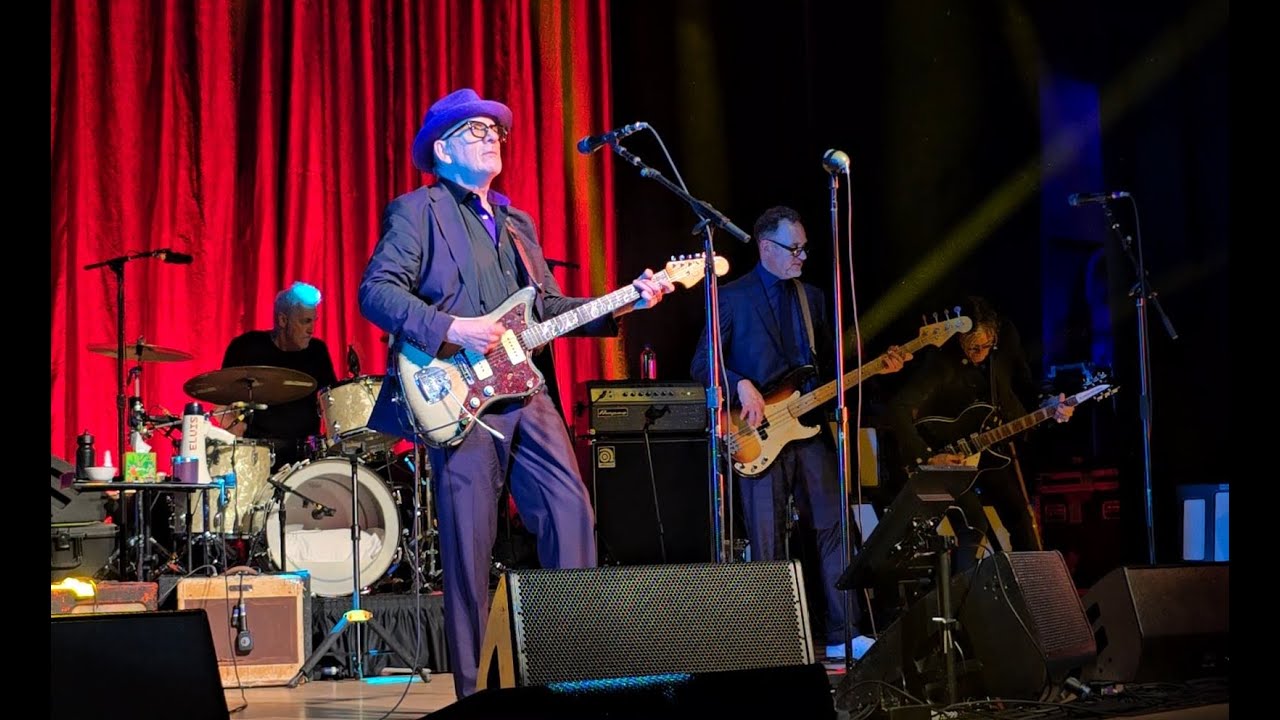 Elvis Costello 6/21/25 Orpheum LA Pump It Up, Radio Radio, Night Rally, Peace, Love & Understanding