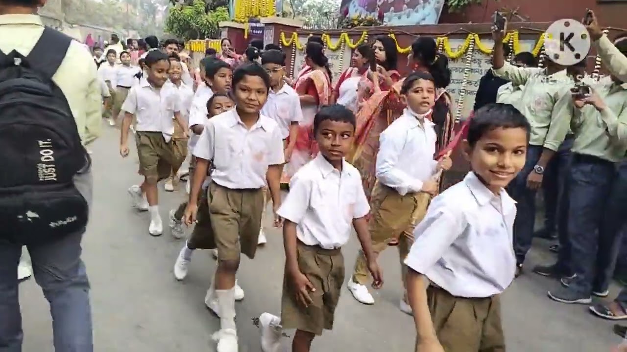রামকৃষ্ণ মিশন বালক আশ্রম/ঠাকুরের জন্মতিথি উপলক্ষে শোভা যাত্রা//By Swami Jitasangananda