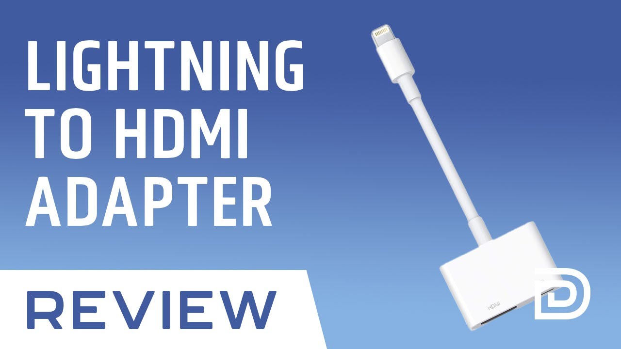 iPhone to TV iPad to TV | Apple Lightning to HDMI Adapter