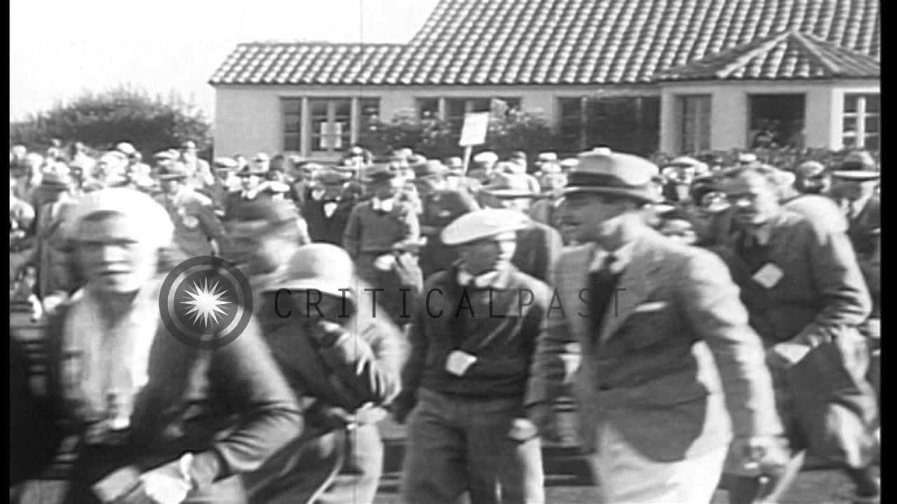 Leo Diegal wins first open match play golf championship. HD Stock Footage