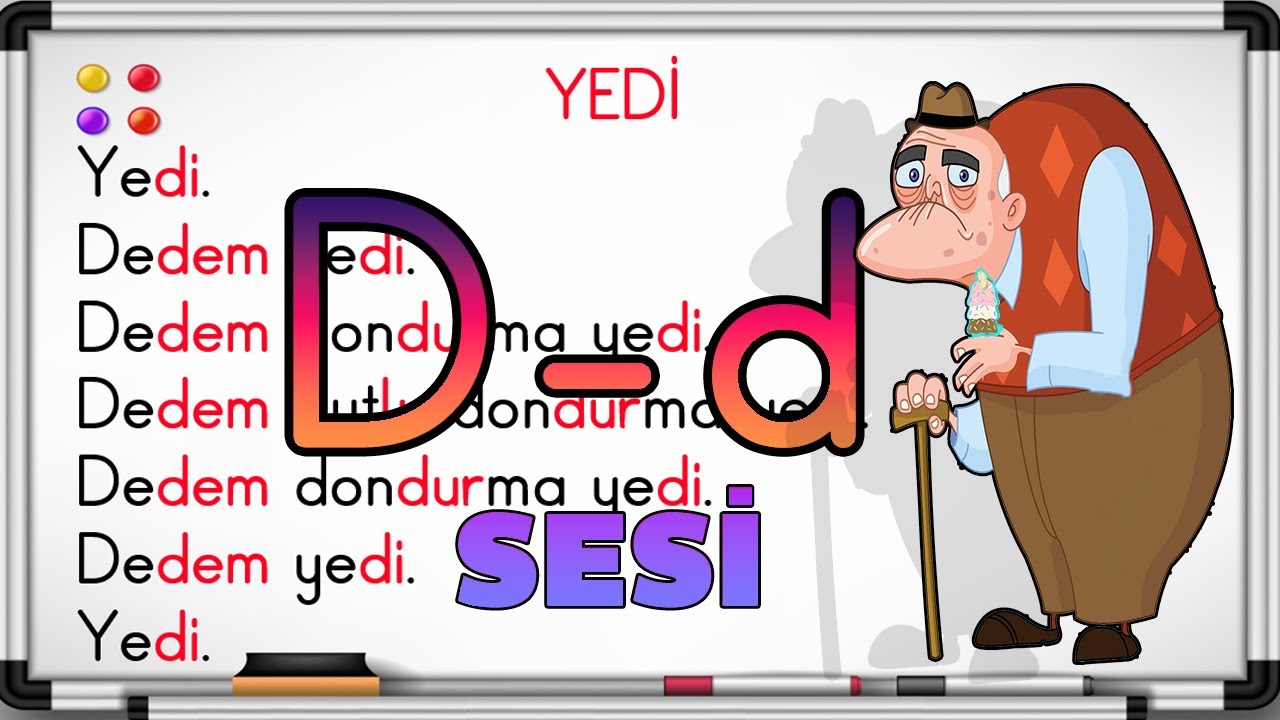 D SESİ HECE KELİME CÜMLE METİN ÇALIŞMASI | D SESİ OKUMA | DİK TEMEL HARFLER | 1. SINIF OKUMA YAZMA