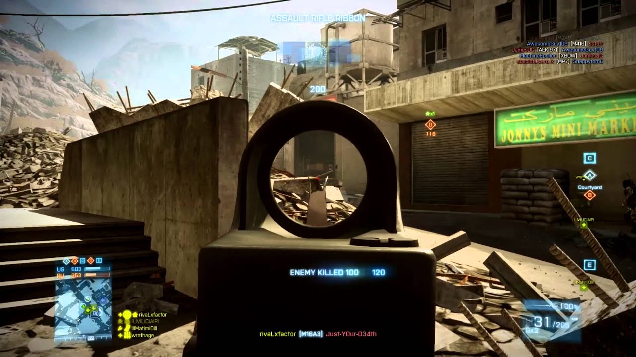 Aftermath 64man Conquest Ownage: Battlefield 3 squad up w lvlcap, Matimi0 and wrathage