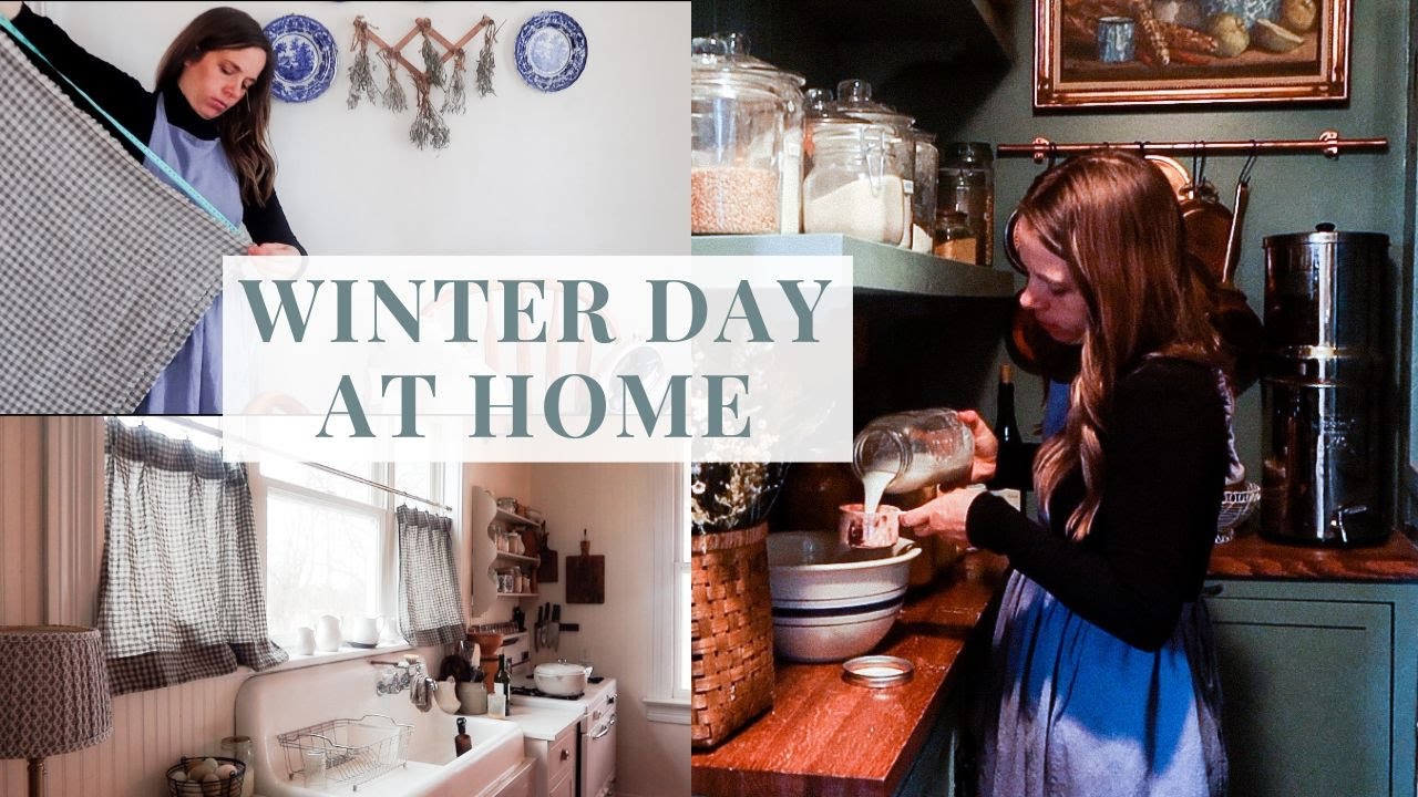 A winter day in the farmhouse  + our family's special news