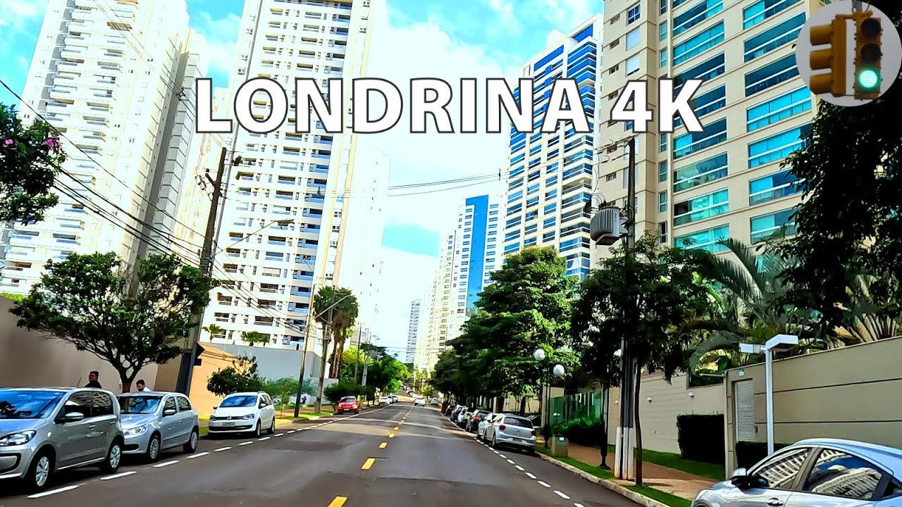 #11 LONDRINA 4K v2 Dirigindo Pela Gleba Fazenda Palhano Parana BRASIL UHD 4K DRIVE Driving Downtown