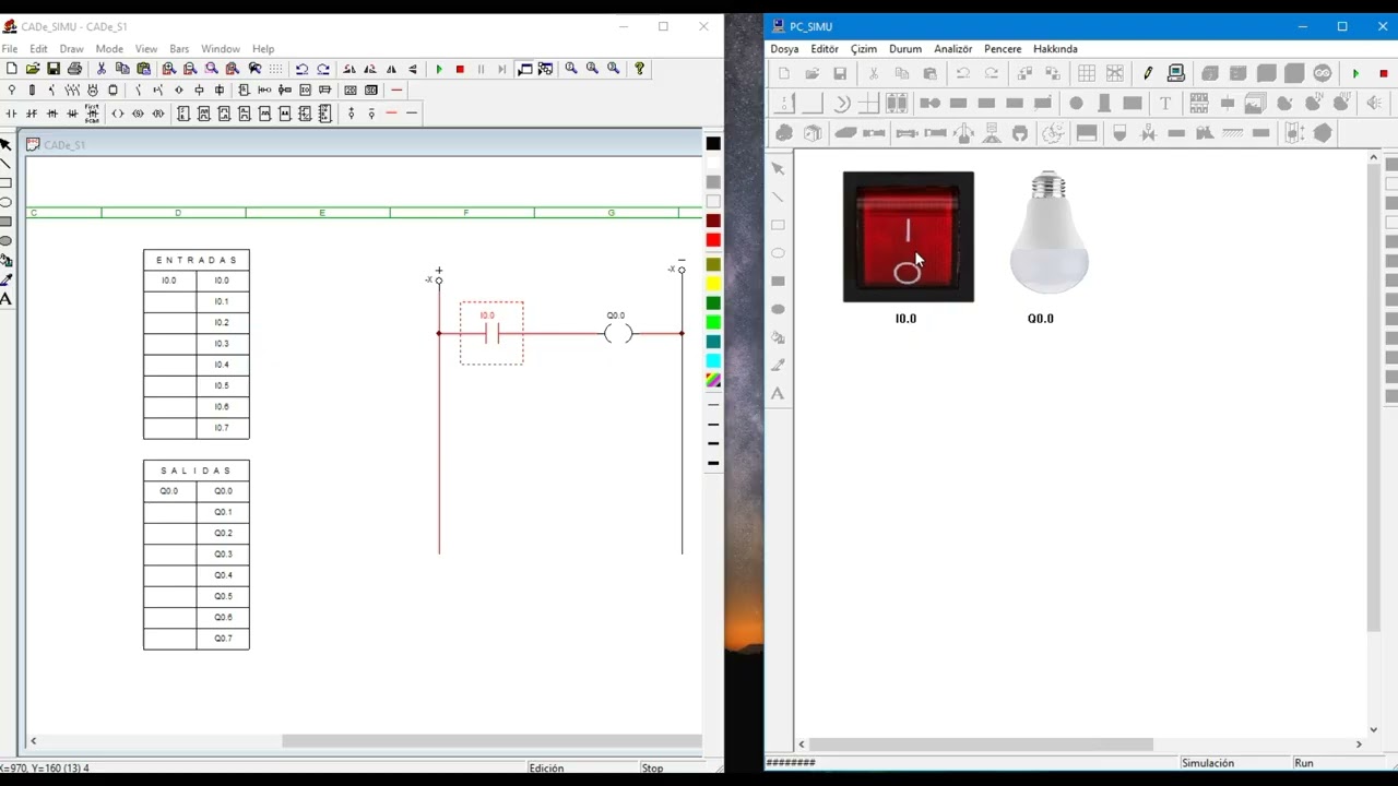 CADE SIMU VE PC SIMU İLE SCADA EĞİTİMİ 1