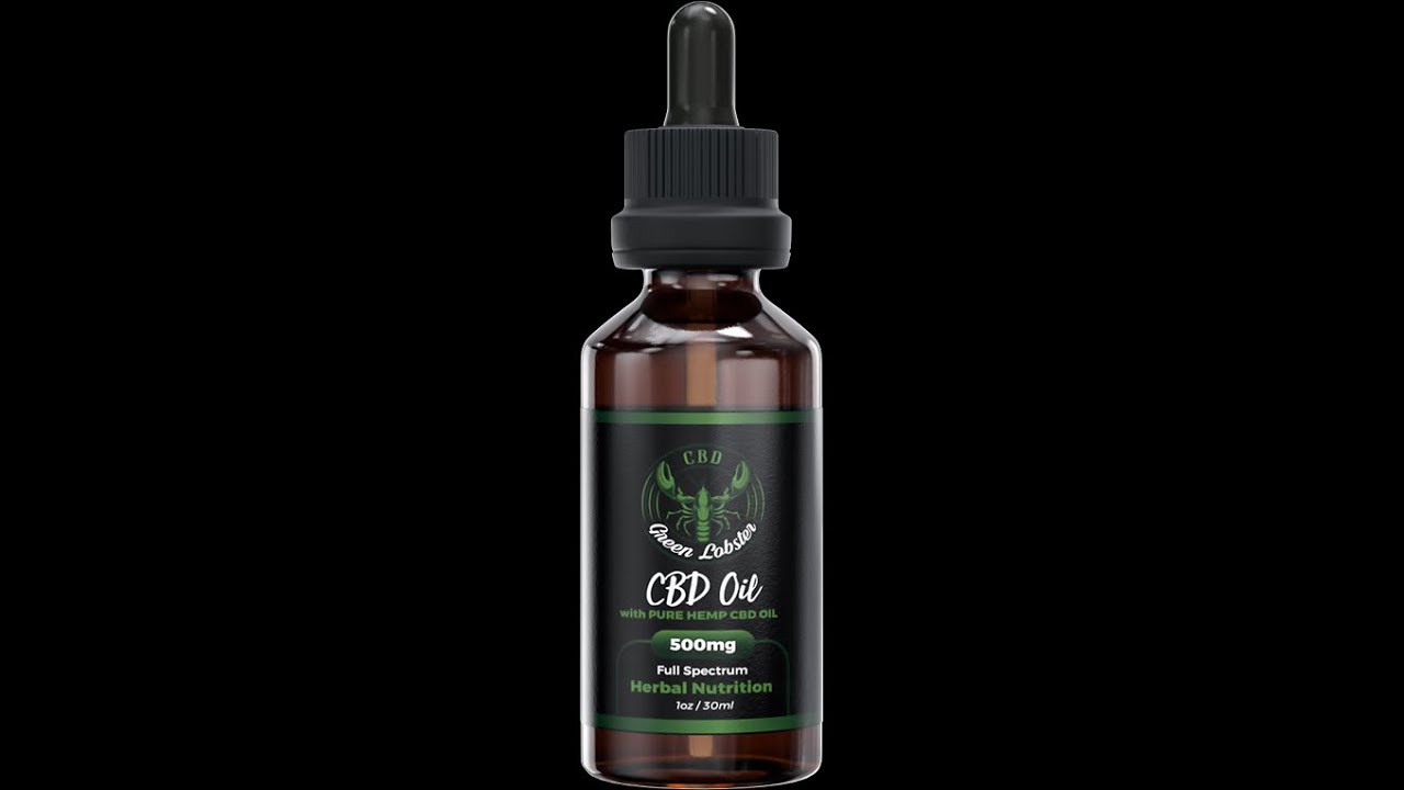 Green lobster CBD OIL - 100% Natural Results | Reduce Stress Anxiety Joint Pain !