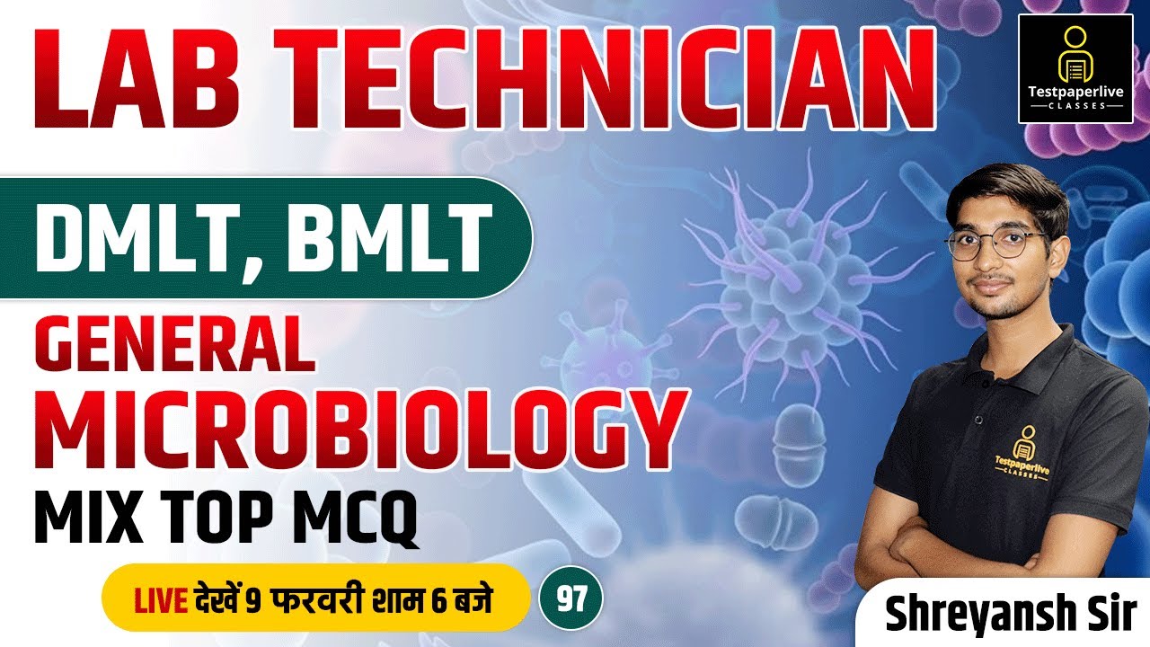 General Microbiology For Lab  Technician, OT Technician || DMLT Classes, BMLT, DOTT Class