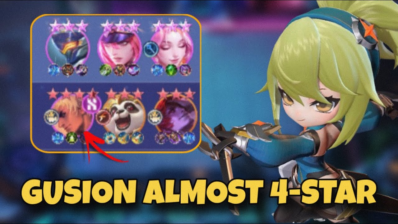 ENEMY GUSION IS ALMOST 4-STAR WITH 2 MORE LEGENDARY 3-STAR | MAGIC CHESS GO GO