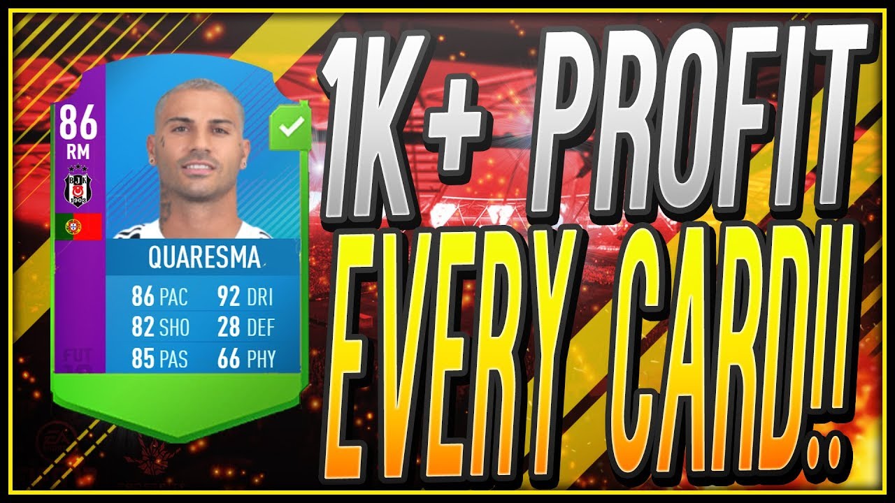 1K+ PROFIT ON EVERY CARD!!! 🔥 - FIFA 18 BEST TRADING METHOD - Ulitmate team Trading