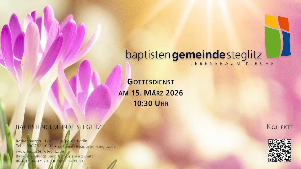 Gottesdienst am 15.03.2026