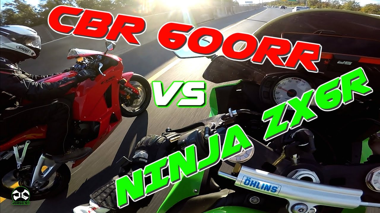 Ninja ZX6R против CBR 600RR