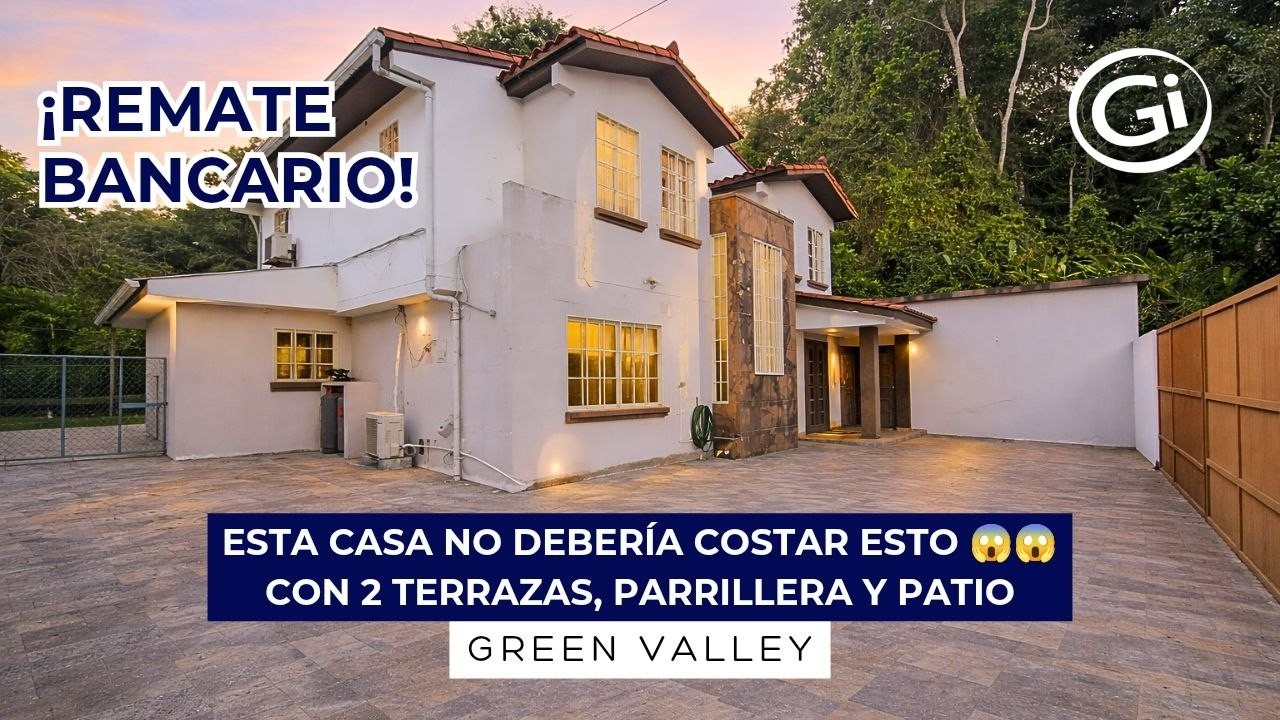REMATE BANCARIO🚨 Esta casa NO debería costar esto…Con 2 terrazas, parrillera y patio 📍Green Valley
