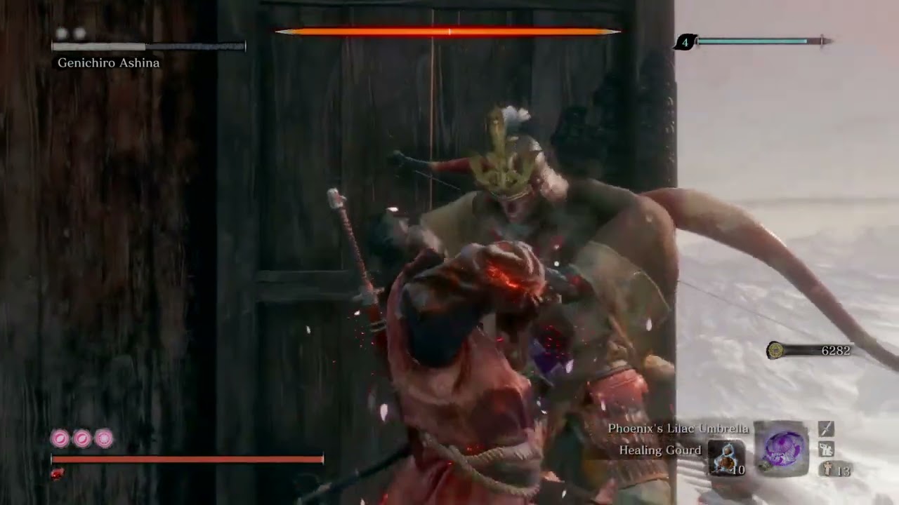 Genichiro no hit (Might get a ps5 cuz of the lag)