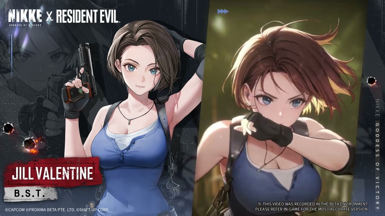 Motion Demonstration - Jill Valentine | GODDESS OF VICTORY: NIKKE