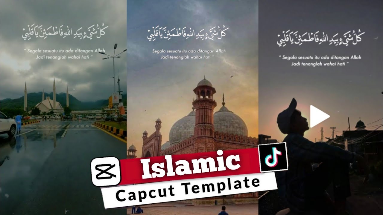 Tiktok islamic new trend | capcut islamic template video tutorial | viral tiktok template capcut